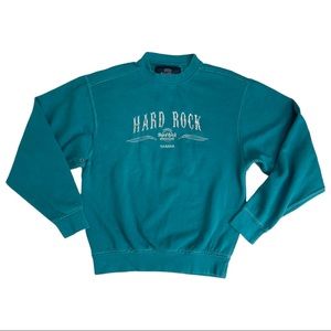 Hard Rock Mock Neck Crew🎸💫